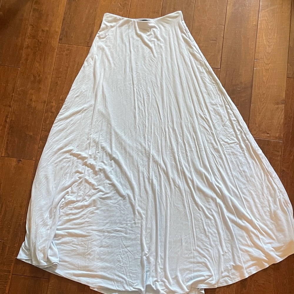 naked wardrobe baby blue Maxi Skirt - Full Flowy Hem